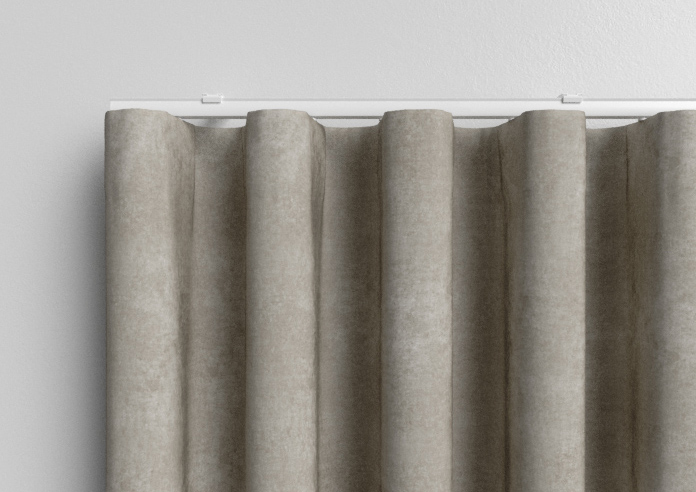 Florence Faux Suede, Taupe Brown - Made to Measure Curtains - Image 13